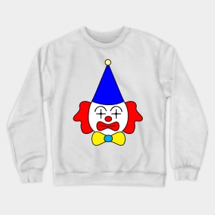 Clown - funny face. Crewneck Sweatshirt